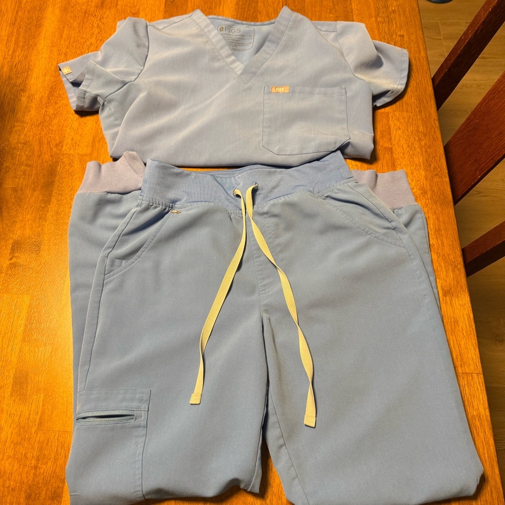 Figs women ceil blue set XS